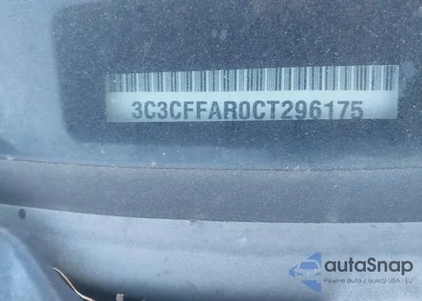 2012 Fiat 500 Pop z USA, uszkodzony, nr VIN 3C3CFFAR0CT296175